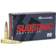 Hornady Subsonic 7.62x39 255 Grain Sub X Brass Riffle Ammo, 20 Rounds, 80787