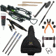 Horton Archery Storm RDX Premium Crossbow Package w/3x Pro-View 2 Scope,ACUdraw,165lb Draw Weight, Mossy Oak Treestand Camo, NH15001-7522 W/ Vanguard Veo Shooting Stick
