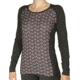 Hot Chillys MTF4000 Fiesta! Print Scoopneck - Womens, Peaks/Black, Extra Small, HC7432P-166-XS