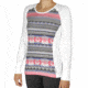 Hot Chillys MTF4000 Fiesta! Print Scoopneck - Womens, Prima/White, Small, HC7432P-131-S