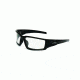 Howard Leight Hypershock Safety Eyewear with HydroShield AF lens coating, Black Frame, Clear Lens, One size fits most R-02230