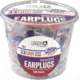 Howard Leight USA Shooters Red/White/Blue Earplugs - 4 Packs of 100 Pairs