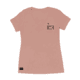HOWITZER Best Friend S/S Vneck Tee - Womens, Desert Pink, 2XL, CVW7133-DEPK-2X