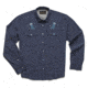 Howler Brothers Gaucho Snapshirt - Mens, Deep Blue Microstripe/Jellyfish, L, 120720S-BBM-L
