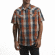 Howler Brothers H Bar B Snapshirt - Mens, Alpine Plaid/Light Blue / Dijon, L, 122220S-WPM-L