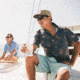 Howler Brothers Mansfield Shirt - Mens, Gulf Destinations Print/Dark Slate Blue, M, 123520S-GMS-M