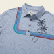 Howler Brothers Rookery Polo T-Shirt - Mens, Palm Climber/Cream Heather, M, 121920S-LGH-M