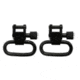 HQ Outfitters QD Sling Swivels, 1.25" Black, HQ-SS1.25