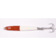 HR Tackle Painted Stingsilver Jig, 1 1/4 oz, Red Head White Tail, 1542RH