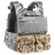 HRT Tactical Gear Zip-On Horizontal Quad Flashbang Pouch, Multicam, One Size, HRT-ZPFBP1-AA-MC