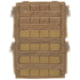 HRT Tactical Gear Molle Zip-On Panel, Coyote, HRT-ZPMOL1-AA-CB