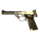 High Standard Firearms Olympic-Military Pistol, .22 Short, 5.5in barrel, carbon steel frame, checkered hardwood grip, blowback operated semi-auto, fully adjustable, 5 round magazine, HSFOM.22SHORT5.51FRRMPG