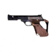 High Standard Firearms Olympic-Rapid-Fire Pistol, .22 Short, 4in barrel, carbon steel frame, custom wood grip, blowback operated semi-auto, , 5 round magazine, HSF-ORF-.22 SHORT-4-1-FRRMPG