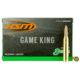 HSM Ammunition Game King .25-06 Remington 100 Grain Spitzer Boat Tail Brass Cased Rifle Ammo, 20 Rounds, 25061N