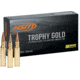 HSM Ammunition Trophy Gold 6.5mm PRC 130 Grain Jacketed Hollow Point Brass Cased Rifle Ammo, 20 Rounds, 65PRC130VLD
