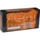 Hsm Ammunition .35 Remington 200 Grain Jacketed Soft Point JSP Interlock Rifle Ammo, HEHSM350RMAG5N