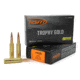 HSM Ammunition Trophy Gold 7mm PRC 180 Grain Berger Hunting VLD Match Brass Cased Rifle Ammunition, 20 Rounds, HSM-7PRC-180VLD