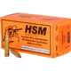 HSM Ammunition Varmint .204 Ruger 32 Grain Hornady V-MAX Brass Cased Centerfire Rifle Ammo, 50 Rounds, HSM-204R-7-N