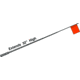 HT Enterprises Telescopic Tip-Up Flag Extension