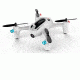 Hubsan 2nd Generation X4 FPV Quad Drone, 2.4GHZ, 5.8 GHz Video Transmission, White HICH107D+