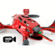Hubsan Quad Copter W/Camera, Red and Silver 61170