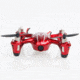 Hubsan X4 H107C HD 2Mp Camera 2.4 Ghz 4Ch, 6 Axis Gyro, Rc Quadcopter, Red/Silver HICH107CHDRS