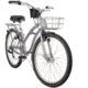 Huffy Airway 6-Speed Premium Cruiser Bike - Womens, Silver, 26in, 26031