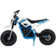 Huffy CR8-R Battery Operated Ride On Minibike, White/Blue, 33in, 17201