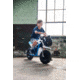 Huffy CR8-R Battery Operated Ride On Minibike, White/Blue, 33in, 17201