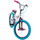 Huffy Jazzmin BMX-Style Bike - Girls, White/Blue/Pink, 20 in, 23092