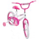 Huffy So Sweet Kids Bike - Girls, White/Pink, 16in, 21810