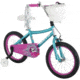 Huffy Zazzle Kids Bike - Girls, 16in Wheel, Blue, 71870