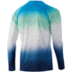 HUK Performance Fishing Flare Fade Pursuit L/S Shirt - Men's, Malibu Blue, M, H1200404-438-M