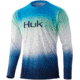 HUK Performance Fishing Flare Fade Pursuit L/S Shirt - Men's, Malibu Blue, M, H1200404-438-M