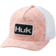 HUK Performance Fishing Linear Leaf Trucker - Womens, Desert Flower, One Size, H6300033-687-1