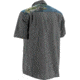 HUK KScott Bass &amp; Blue Phenom Short Sleeve Woven Shirt, Charcoal, XXXL H1500015CGYXXXL