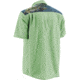 HUK KScott Bass &amp; Blue Phenom Short Sleeve Woven Shirt, Key Lime, Medium H1500015KLMM