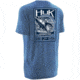 HUK KScott Tuna Tee, Heather Carolina Blue, Small H1000035HCBS
