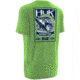 HUK KScott Tuna Tee, Heather Neon Green, Small H1000035HNGS
