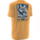 HUK KScott Tuna Tee, Heather Orange, Small H1000035HOGS