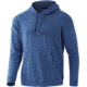 HUK Performance Fishing Logo Hoodie - Mens, Titanium Blue, XL, H1300075-428-XL