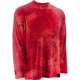 HUK Mens Kryptek LoPro Performance Raglan Long Sleeve Shirt, Kryptek Red H1200108GRDS