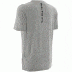 HUK Mens Kscott Bass Sketch Tee, True Grey Heather H1000078TGHS