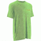 HUK Mens Kscott Walleye Attack T-Shirt, Heather Neon Green H1000076HNGS