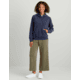 HUK Performance Fishing Bayside 1/2 Zip Hoodie - Womens, Naval Academy, Extra Small, H6130030-413-XS