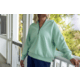 HUK Performance Fishing Bayside 1/2 Zip Hoodie - Womens, Seafoam Mist, Large, H6130030-366-L