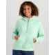 HUK Performance Fishing Bayside 1/2 Zip Hoodie - Womens, Seafoam Mist, Large, H6130030-366-L