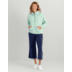 HUK Performance Fishing Bayside 1/2 Zip Hoodie - Womens, Seafoam Mist, Large, H6130030-366-L