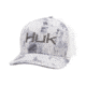 HUK Performance Fishing Camo Trucker Stretch Headwear, Cap - Men's, Sub Zero, Large - Extra Large, H3000186-185-LXL