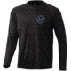 HUK Performance Fishing Circle Scatter Pursuit Long-Sleeve Shirt - Men's, Medium, Black, H1200470-001-M